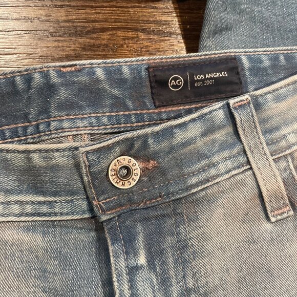 NWOT AG Adriano Goldschmied Men's 32x34 Everett Slim Straight Jean Faded - Picture 2 of 12